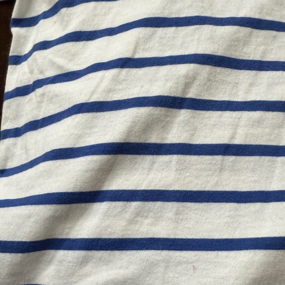 AYR White Tee with Blue and Red Stripes-NWOT - Picture 5 of 9